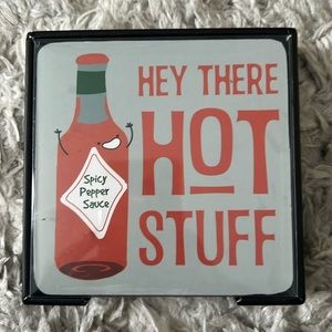 Pavilion Gift Company Bloody Mary Coaster Set